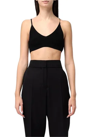 Jacquemus Dames, Tops, Zwart, Maat: XS Wol