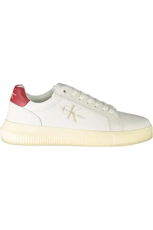 Calvin Klein Heren, Schoenen, Wit, Maat: 45 EU Poliester