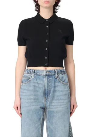 Alexander Wang Dames, Truien, Zwart, Maat: S