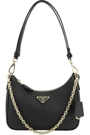 Prada Dames, Tassen, Zwart, Maat: ONE Size Leer