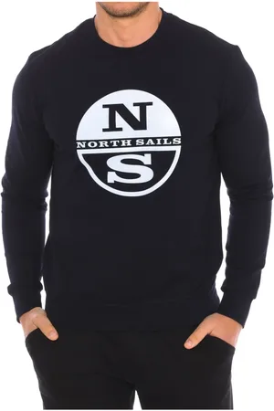 North Sails Heren, Sweatshirts & Hoodies, Blauw, Maat: S Nylon