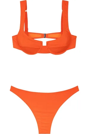 F**K Dames, Badkleding, Oranje, Maat: L