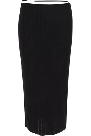 Jacquemus Dames, Rokken, Zwart, Maat: XS Viscose