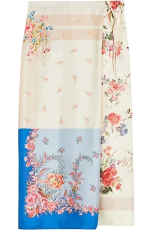 Max Mara Dames, Rokken, Veelkleurig, Maat: M Zijde