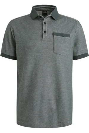 Vanguard Heren, Tops, Groen, Maat: M Piqué