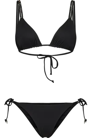 FISICO Dames, Badkleding, Zwart, Maat: L Leer
