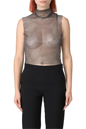 GENNY Dames, Tops, Zwart, Maat: XL