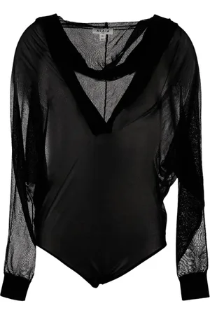 Alaïa Dames, Tops, Zwart, Maat: S Viscose
