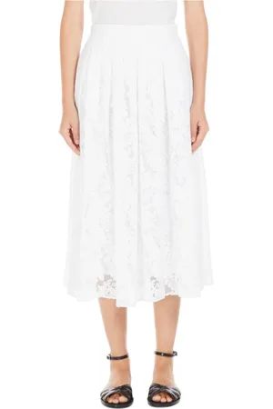 Max Mara Dames, Rokken, Wit, Maat: S