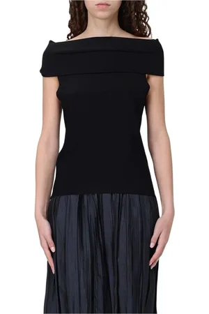 Roberto Collina Dames, Truien, Zwart, Maat: L