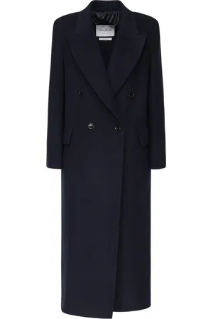 Max Mara Dames, Mantels, Blauw, Maat: S