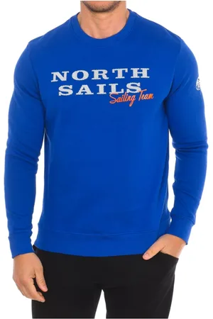North Sails Heren, Sweatshirts & Hoodies, Blauw, Maat: 2XL Nylon