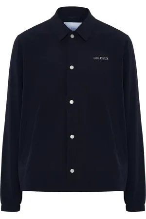 Les Deux Heren, Jassen, Blauw, Maat: L Nylon