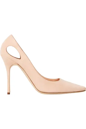 Manolo Blahnik Dames, Schoenen, , Maat: 38 EU Leer