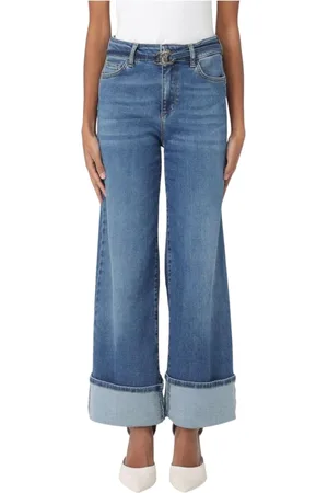 Liu Jo Dames, Jeans, Blauw, Maat: W31 Katoen