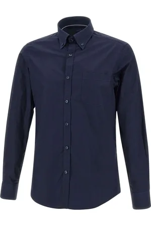 Paul & Shark Heren, Overhemden, Blauw, Maat: 3XS Katoen