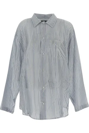 Balenciaga Dames, Blouses & Shirts, Blauw, Maat: S