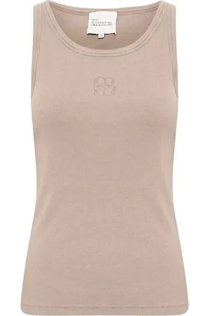 My Essential Wardrobe Dames, Tops, Bruin, Maat: M Katoen
