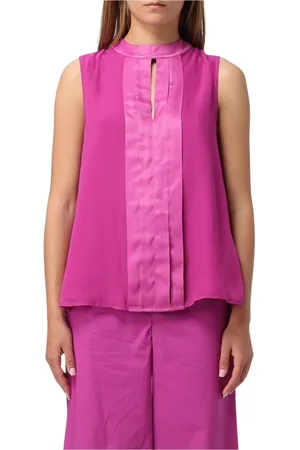 Liu Jo Dames, Tops, Paars, Maat: 2XS Poliester