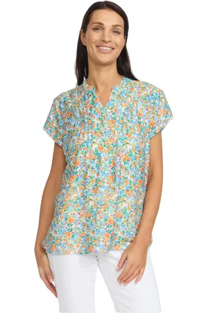 2-Biz Dames, Blouses & Shirts, Veelkleurig, Maat: S