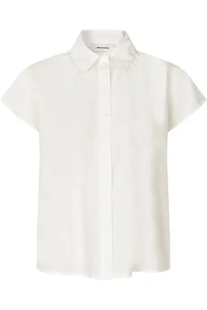 Modstrom Dames, Blouses & Shirts, Wit, Maat: L