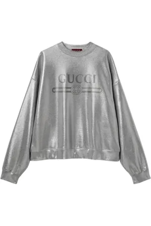 Gucci Dames, Sweatshirts & Hoodies, Grijs, Maat: XS Lame