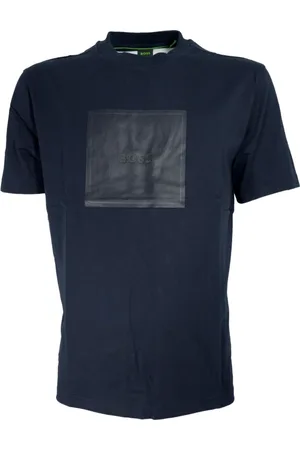 HUGO BOSS Heren, Tops, Blauw, Maat: S Katoen