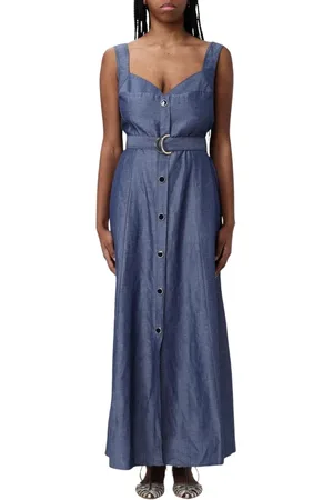 Liu Jo Dames, Jurken, Blauw, Maat: 2XS Denim