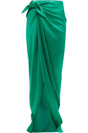 Balenciaga Dames, Rokken, Groen, Maat: S Satijn