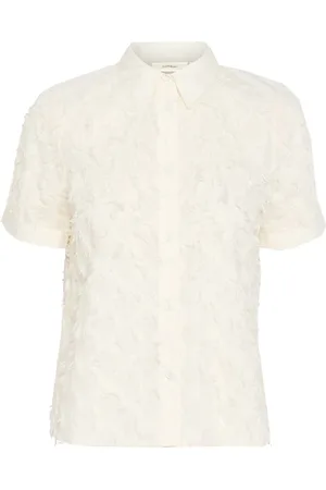 INWEAR Dames, Blouses & Shirts, Wit, Maat: 2XS Katoen