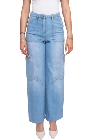 Elisabetta Franchi Dames, Jeans, Blauw, Maat: W26