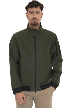 HUGO BOSS Heren, Jassen, Groen, Maat: S Poliester