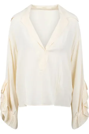 Nº21 Dames, Blouses & Shirts, Wit, Maat: XL Zijde