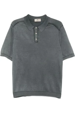 IRISH CRONE Heren, Tops, Grijs, Maat: XL Katoen