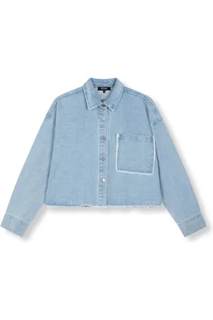 Refined Department Dames, Jassen, Blauw, Maat: M Denim