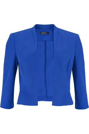 Swing Dames, Jassen, Blauw, Maat: 3XL Leer