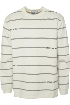 Stone Island Heren, Tops, Wit, Maat: L