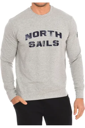 North Sails Heren, Sweatshirts & Hoodies, Grijs, Maat: S Nylon