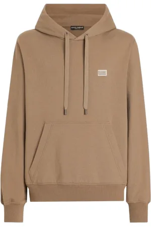 Dolce & Gabbana Heren, Sweatshirts & Hoodies, Bruin, Maat: L Katoen