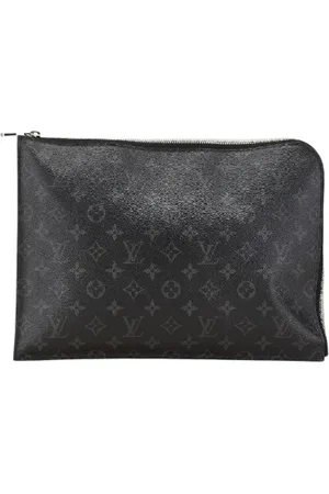 LOUIS VUITTON Heren, Pre-owned, Zwart, Maat: ONE Size Leer