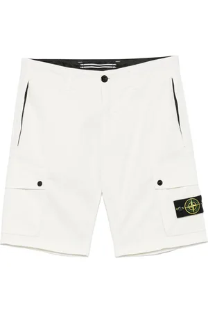 Stone Island Heren, Korte broeken, Wit, Maat: W31