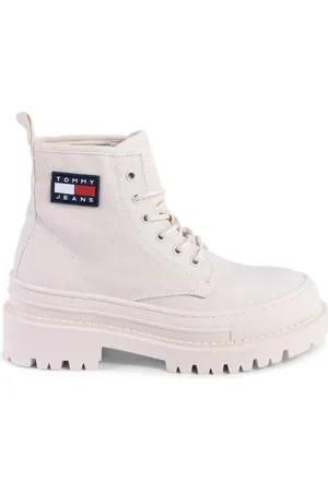 Tommy Hilfiger Dames, Schoenen, Wit, Maat: 38 EU Katoen