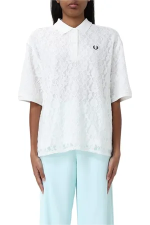 Fred Perry Dames, Tops, Wit, Maat: M