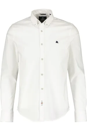 Lerros Heren, Overhemden, Wit, Maat: 2XL