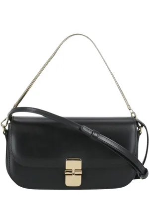 A.P.C. Dames, Tassen, Zwart, Maat: ONE Size Leer