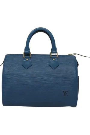 LOUIS VUITTON Dames, Pre-owned, Blauw, Maat: ONE Size Leer