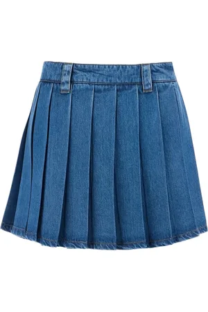 Miu Miu Dames, Rokken, Blauw, Maat: S