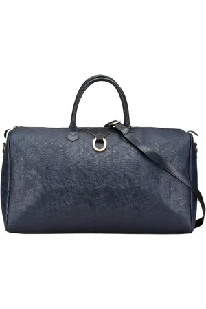 Dior Dames, Pre-owned, Blauw, Maat: ONE Size Leer