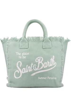 MC2 SAINT BARTH Dames, Tassen, Groen, Maat: ONE Size Katoen