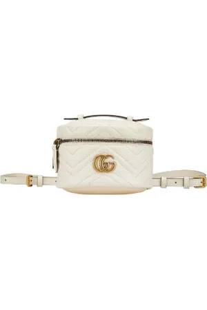 Gucci Dames, Pre-owned, Wit, Maat: ONE Size Leer